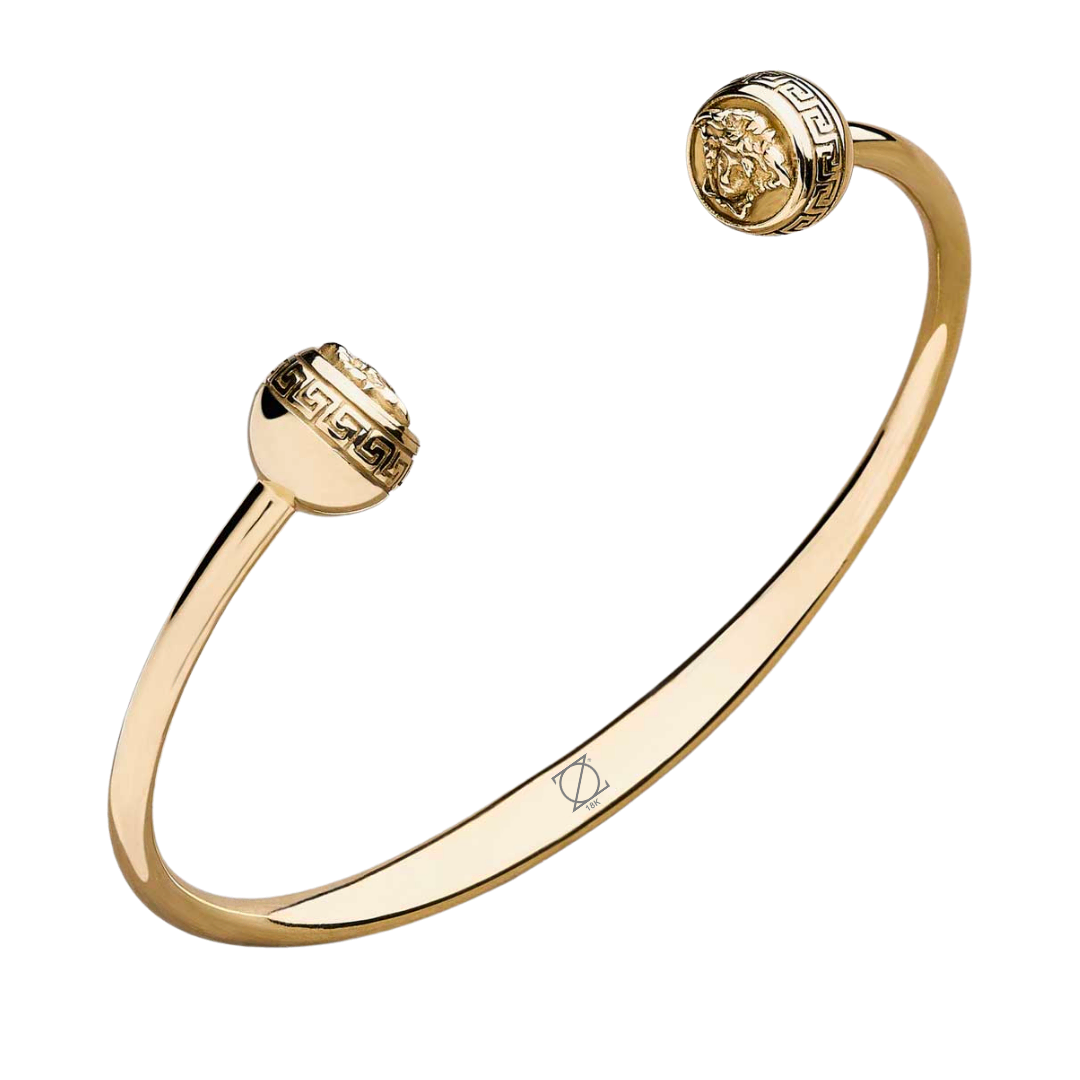 Brazalete Medusa Oro 18k Laminado