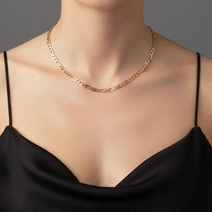 CADENA CARTER ORO LAMINADO 18K