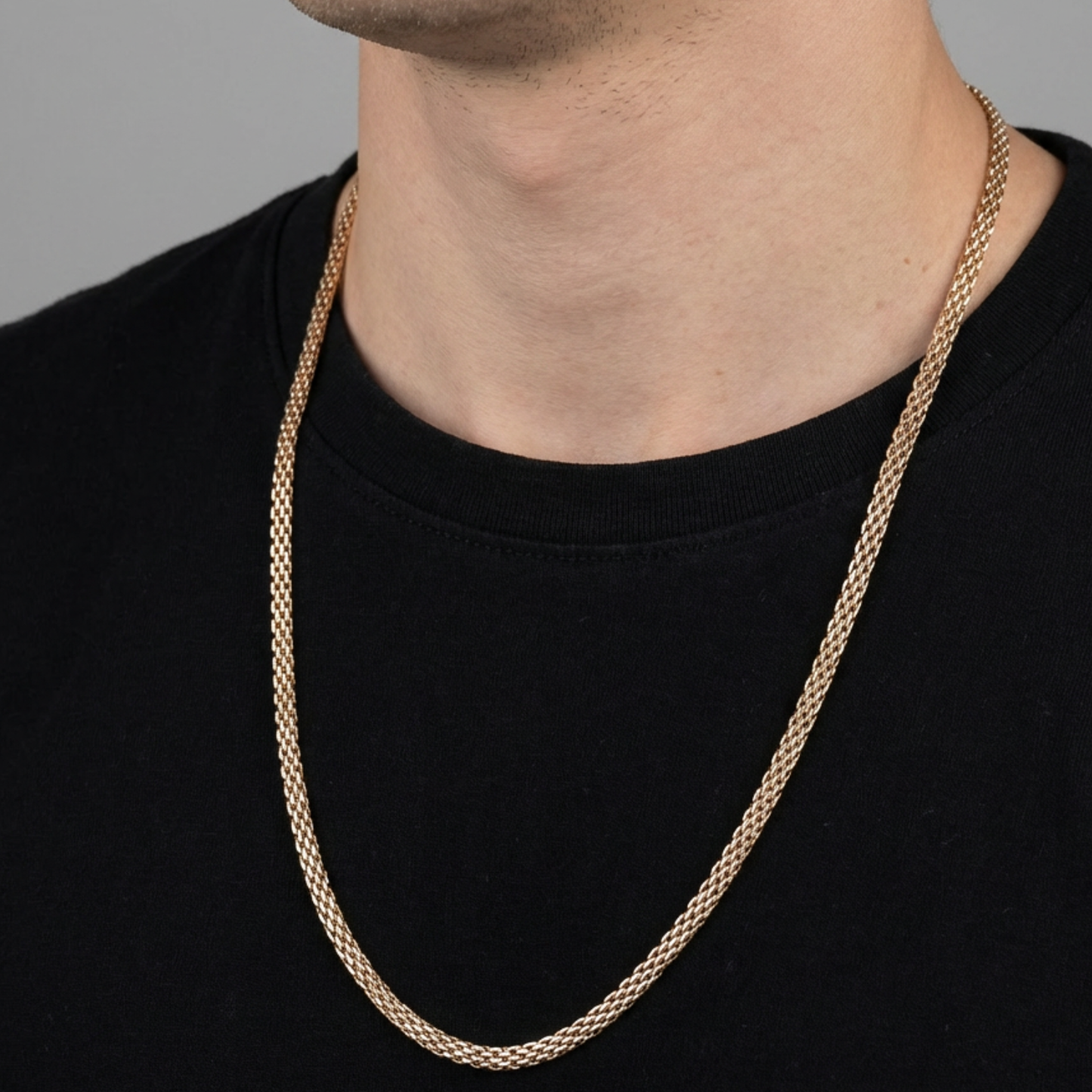 Cadena Chinesca Oro Laminado 18k