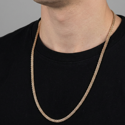 Cadena Chinesca Oro Laminado 18k