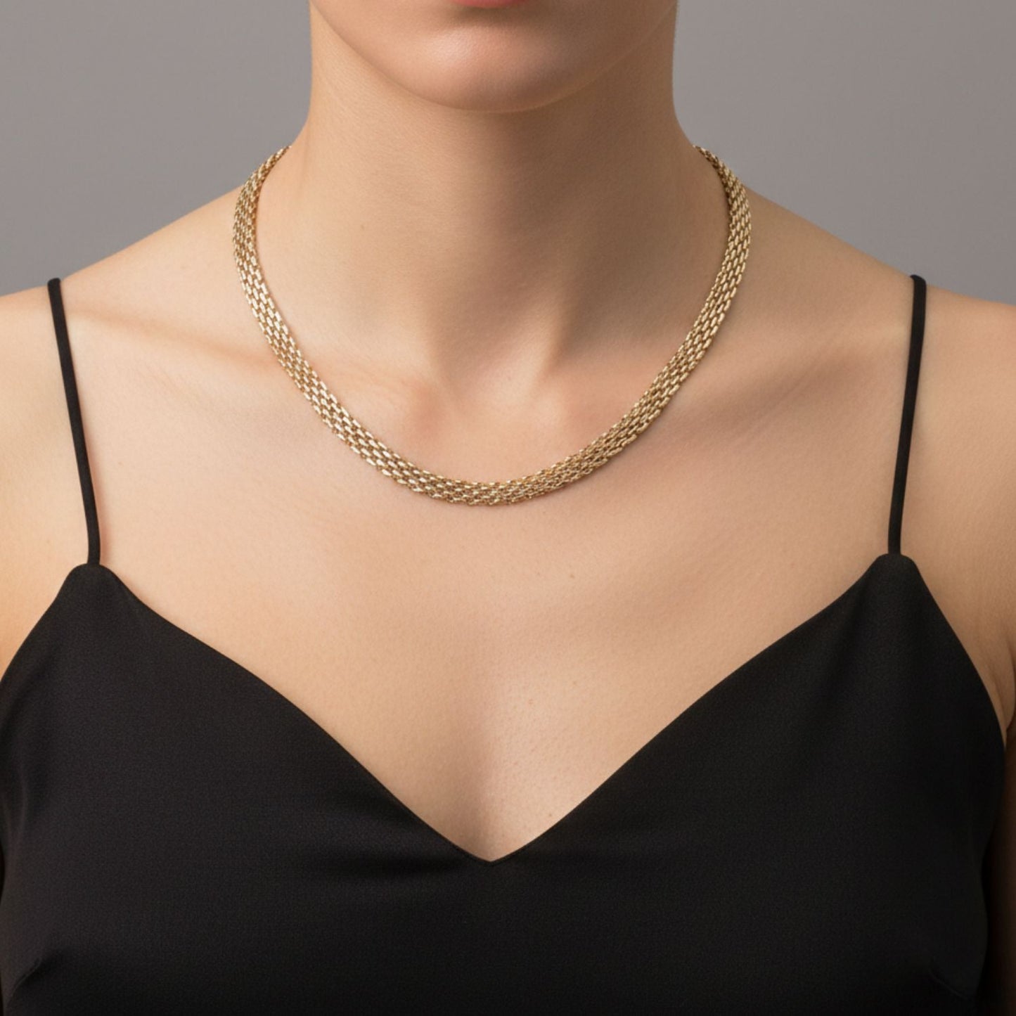 Cadena Chinesca Oro Laminado 18k