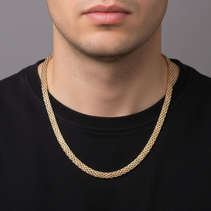 Cadena Chinesca Oro Laminado 18k