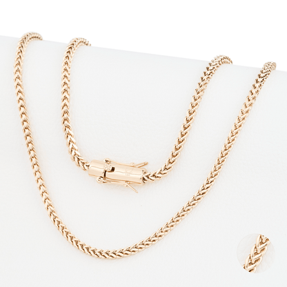 CADENA ESPIGA ORO LAMINADO 18K