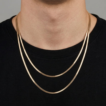 CADENA EGIPCIA ORO LAMINADO 18K