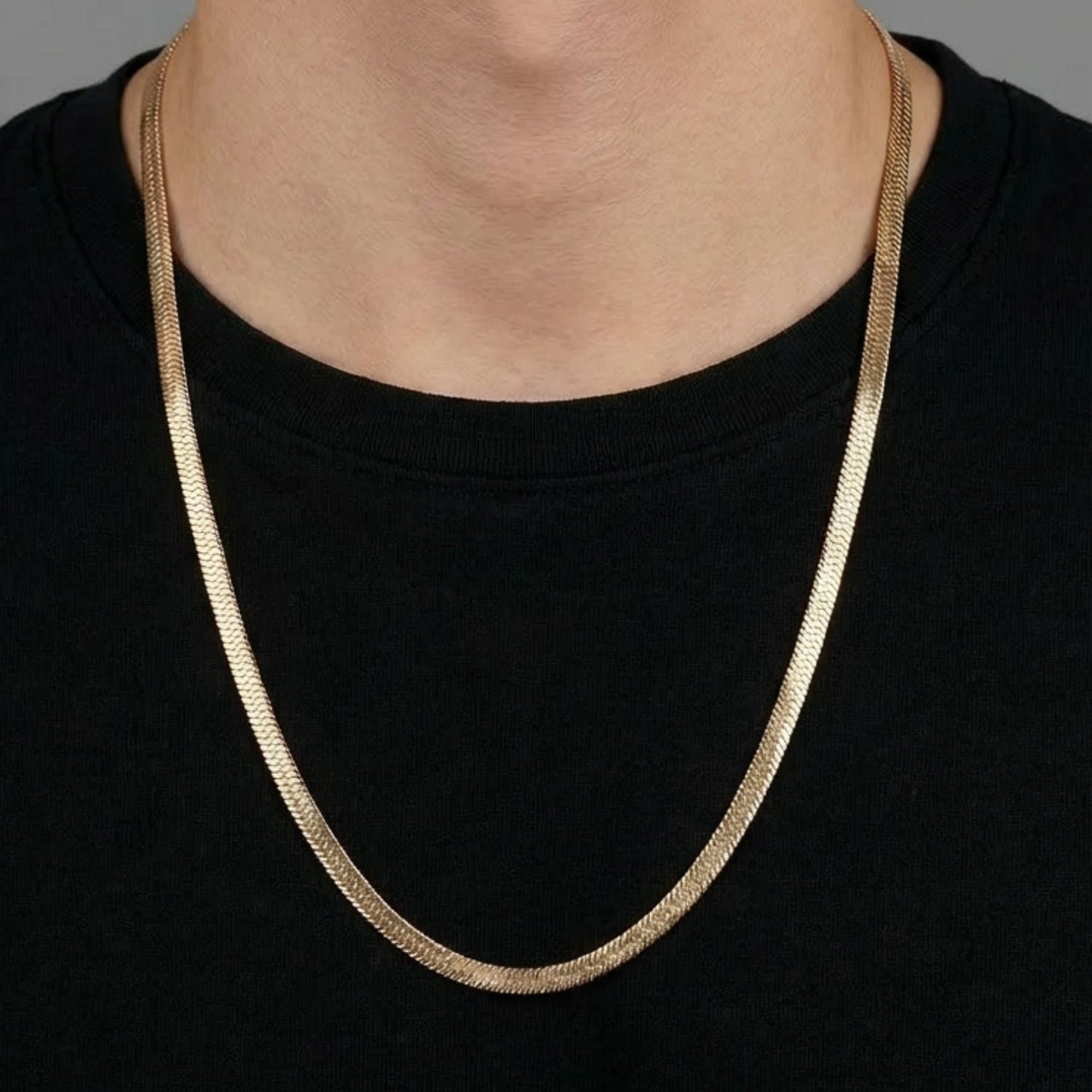 CADENA EGIPCIA ORO LAMINADO 18K