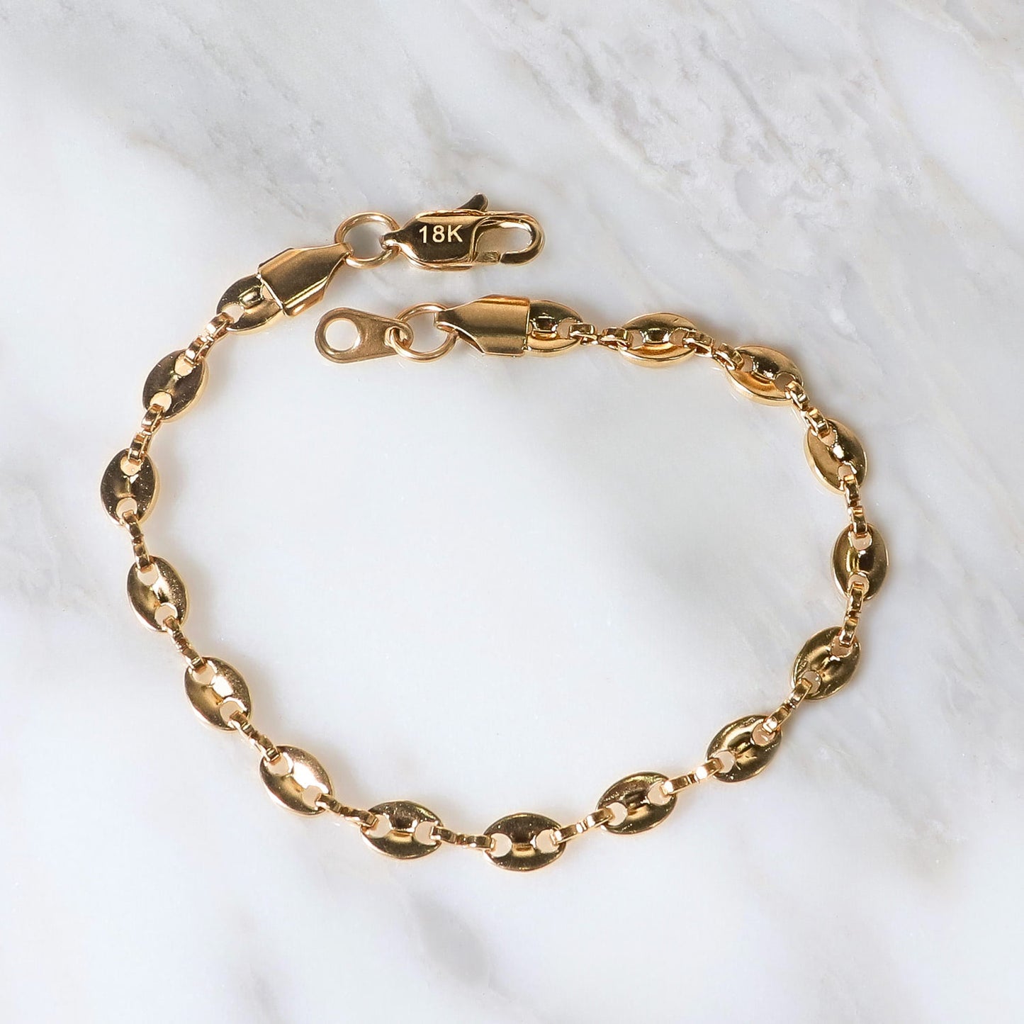 PULSERA ANCLA ORO LAMINADO 18K