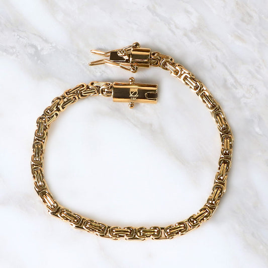 PULSERA CAMINO DEL INCA ORO LAMINADO 18K