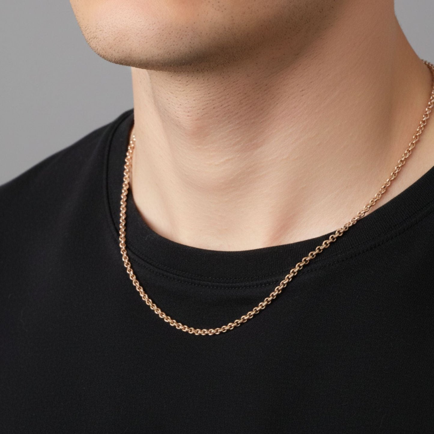 CADENA ROLO ORO LAMINADO 18K