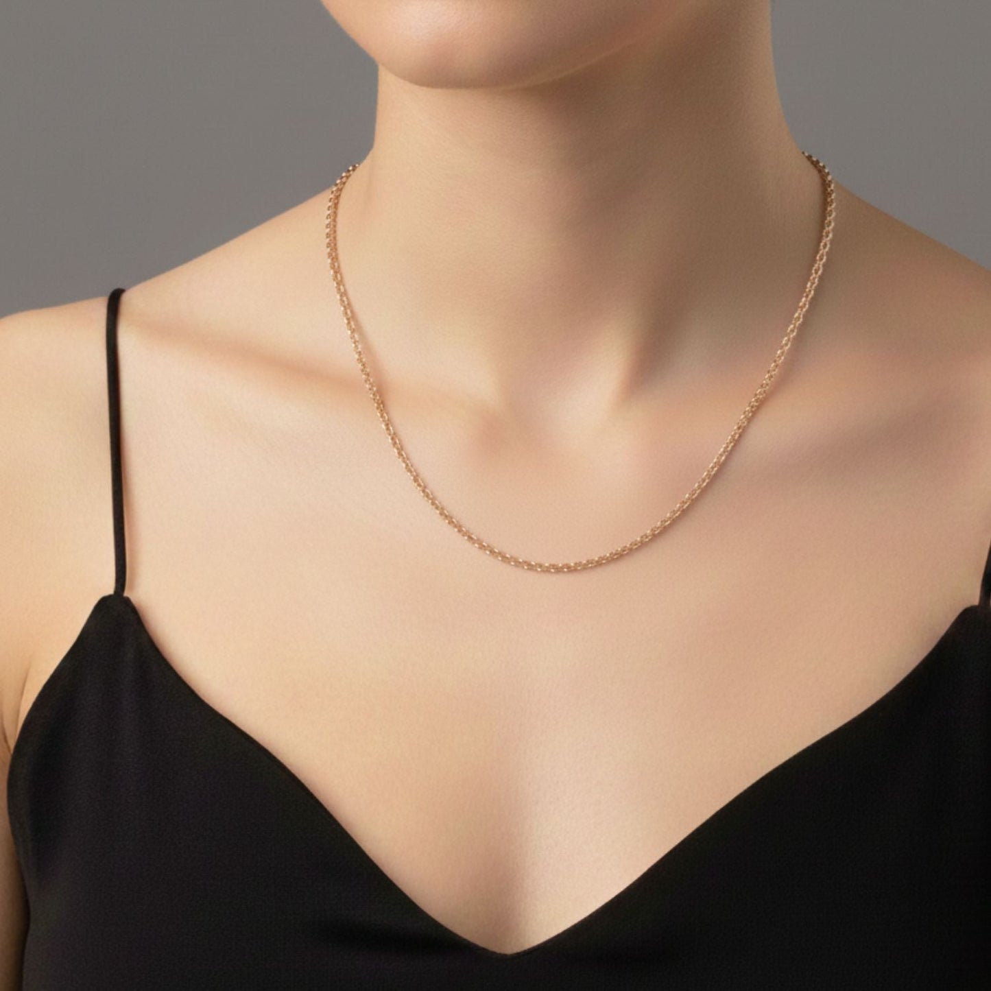 CADENA ROLO ORO LAMINADO 18K