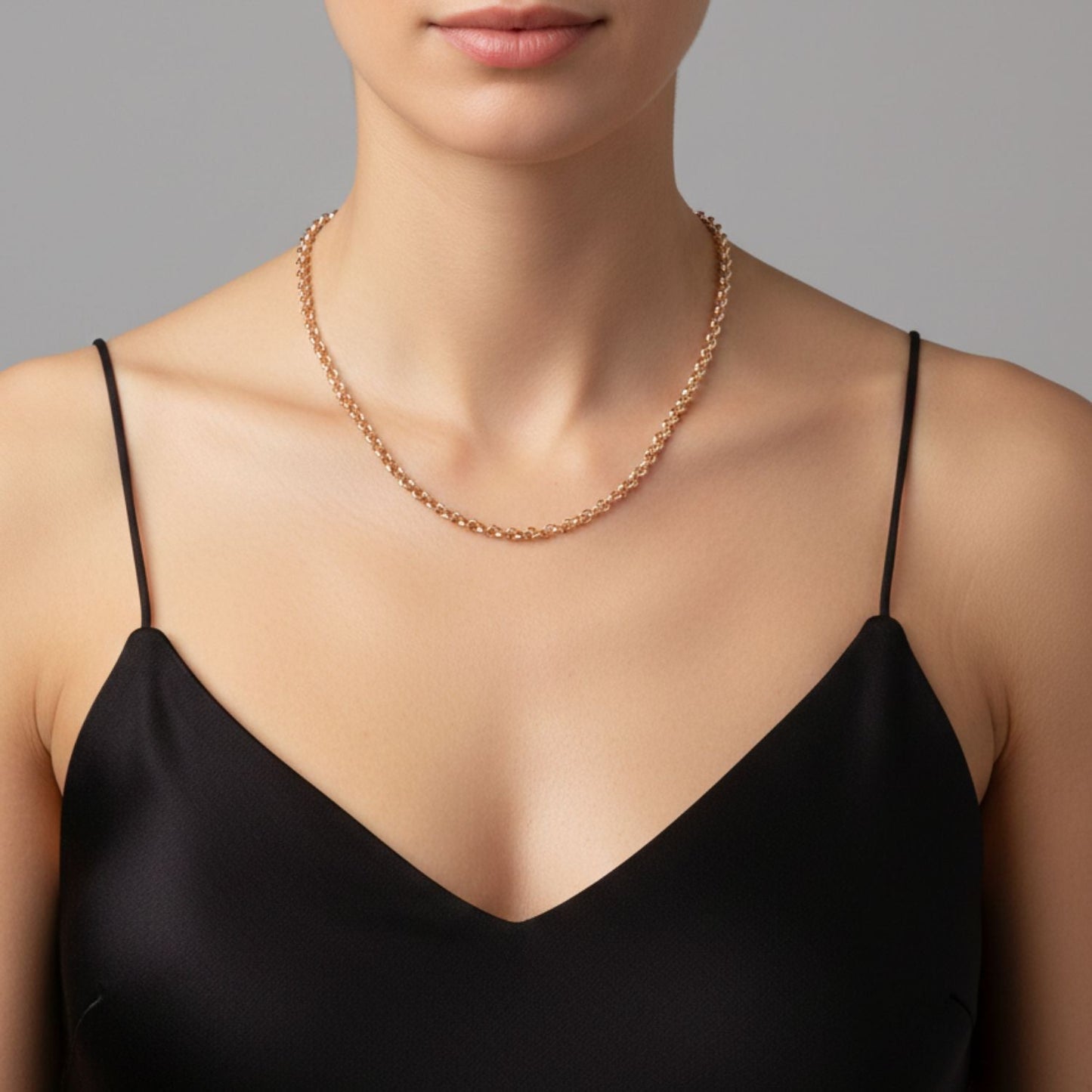 CADENA ROLO ORO LAMINADO 18K