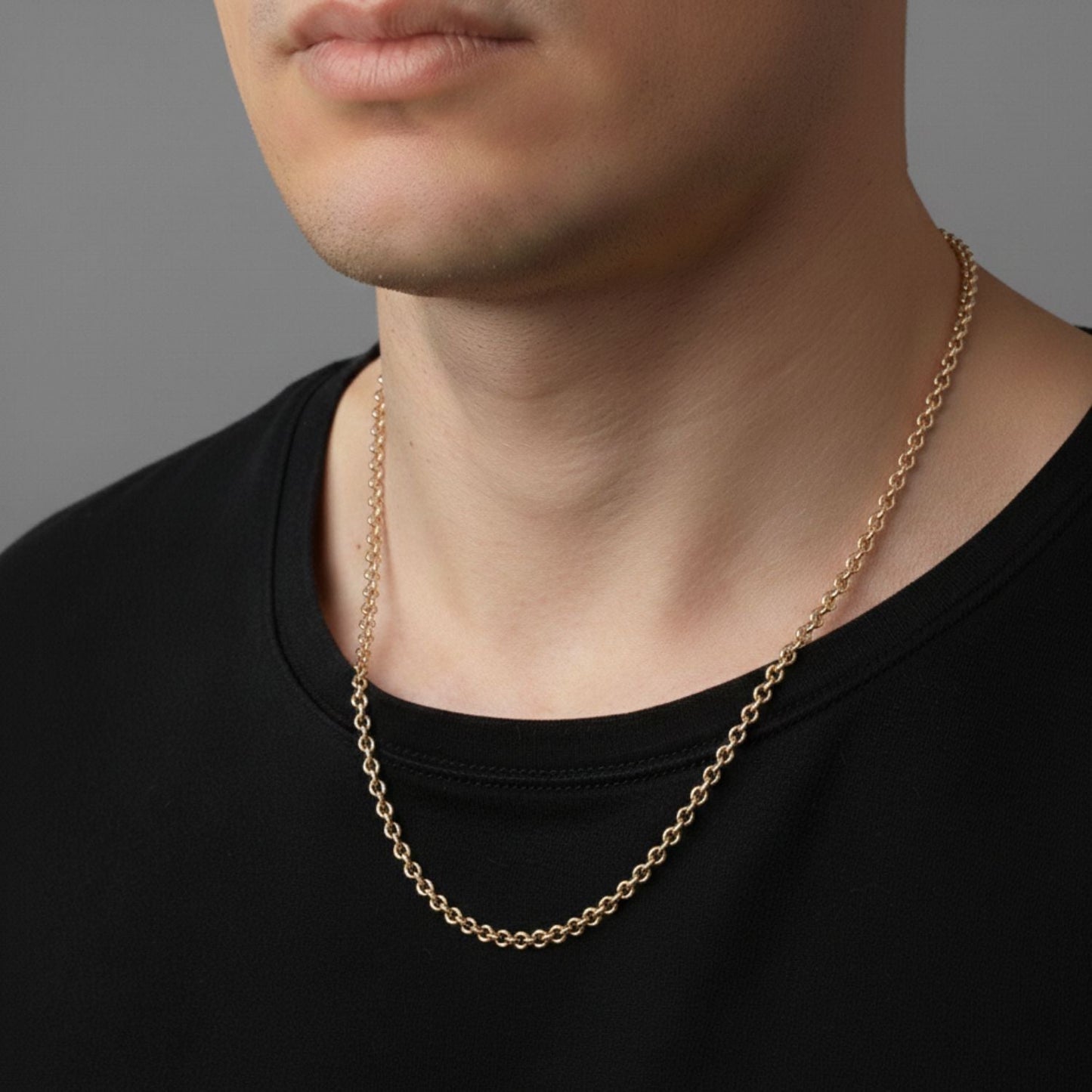CADENA ROLO ORO LAMINADO 18K