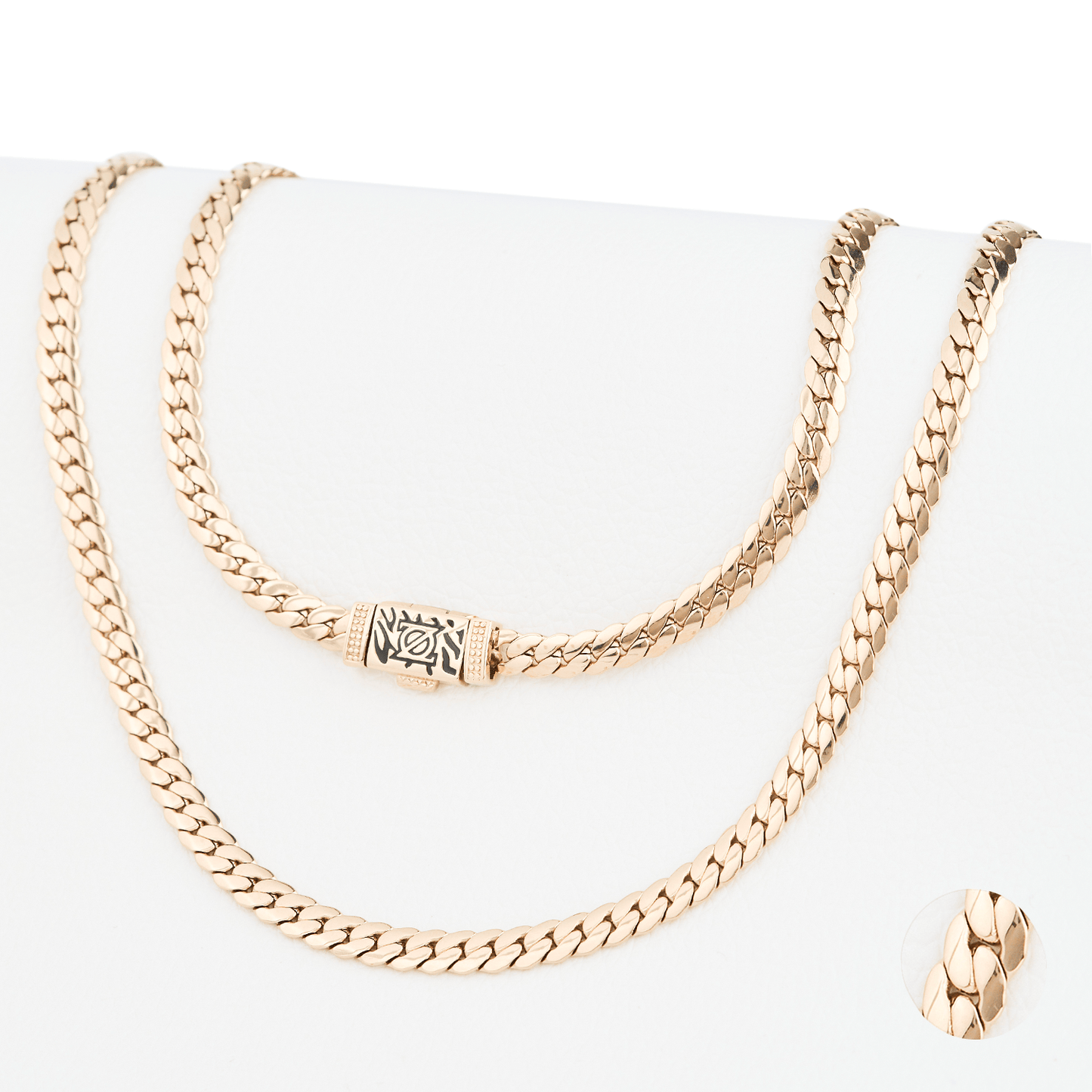 CADENA SERPIENTE LISA ORO LAMINADO 18K