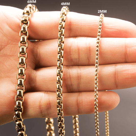 CADENA VENECIANA UNISEX ORO LAMINADO 18K