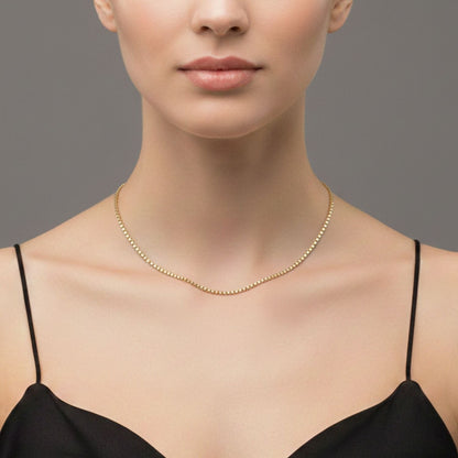CADENA VENECIANA UNISEX ORO LAMINADO 18K