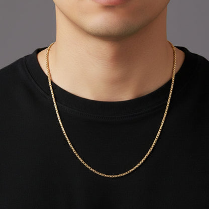 CADENA VENECIANA UNISEX ORO LAMINADO 18K