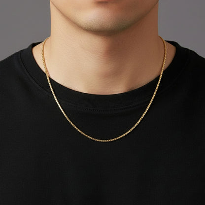 CADENA VENECIANA UNISEX ORO LAMINADO 18K