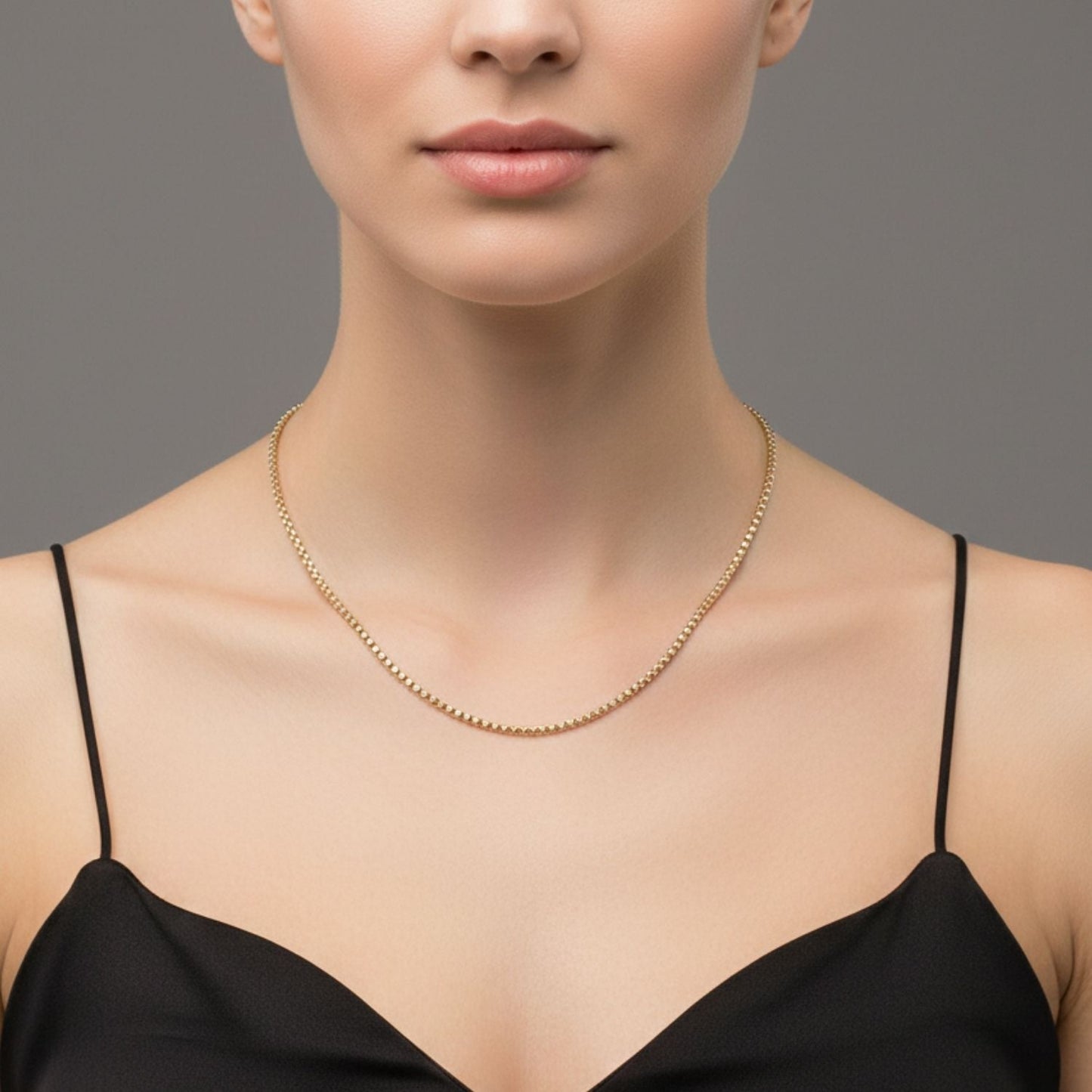 CADENA VENECIANA UNISEX ORO LAMINADO 18K