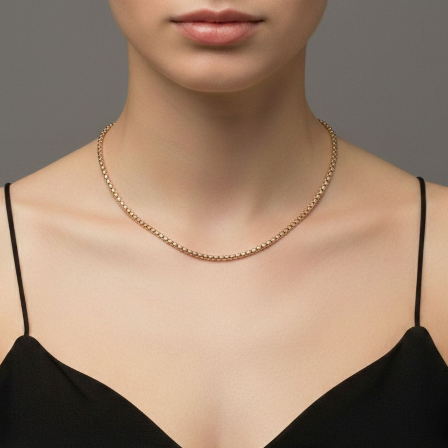 CADENA VENECIANA UNISEX ORO LAMINADO 18K