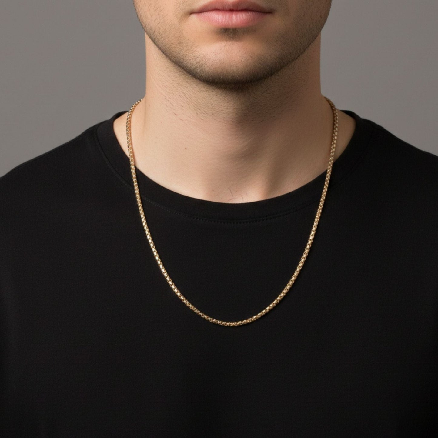 CADENA VENECIANA UNISEX ORO LAMINADO 18K