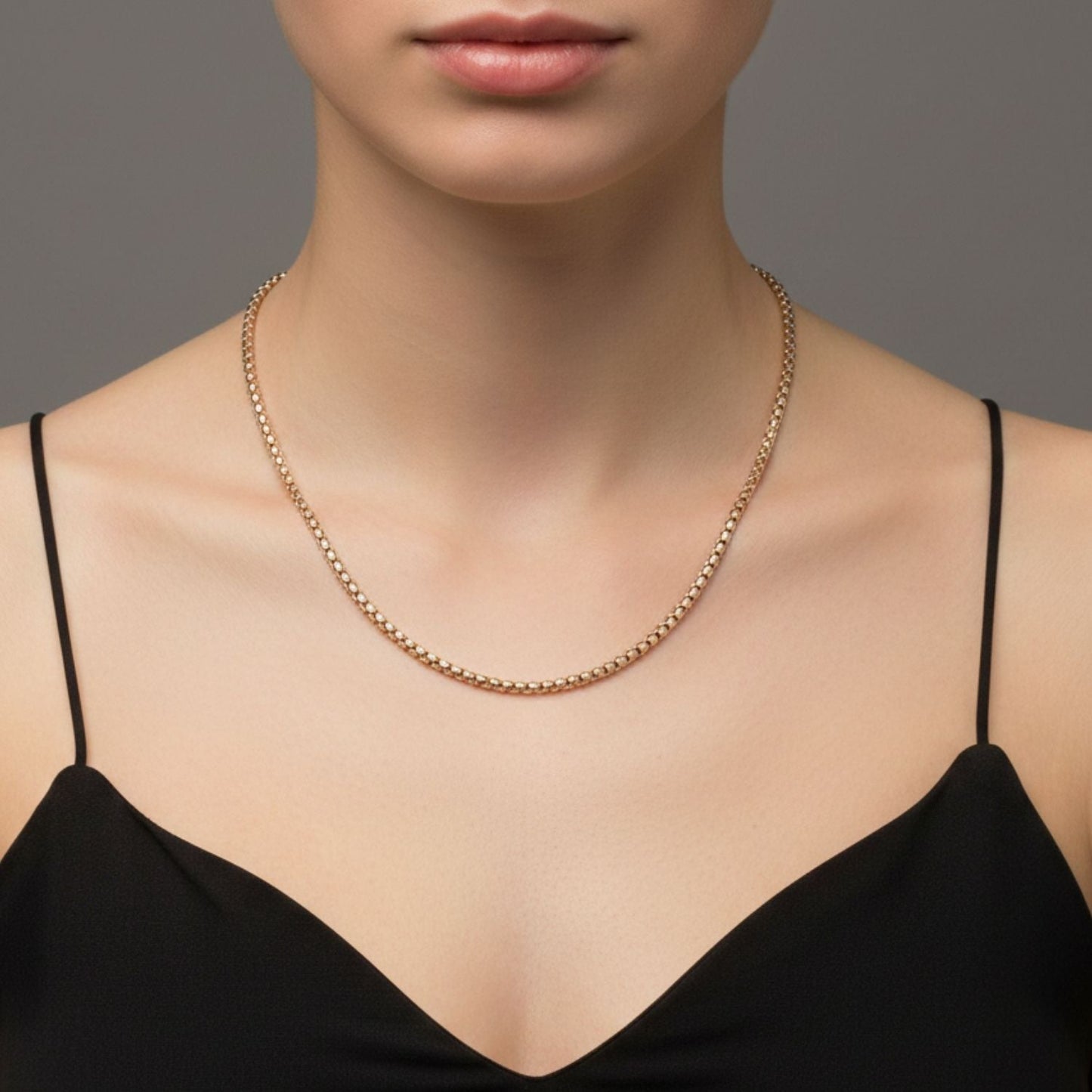 CADENA VENECIANA UNISEX ORO LAMINADO 18K