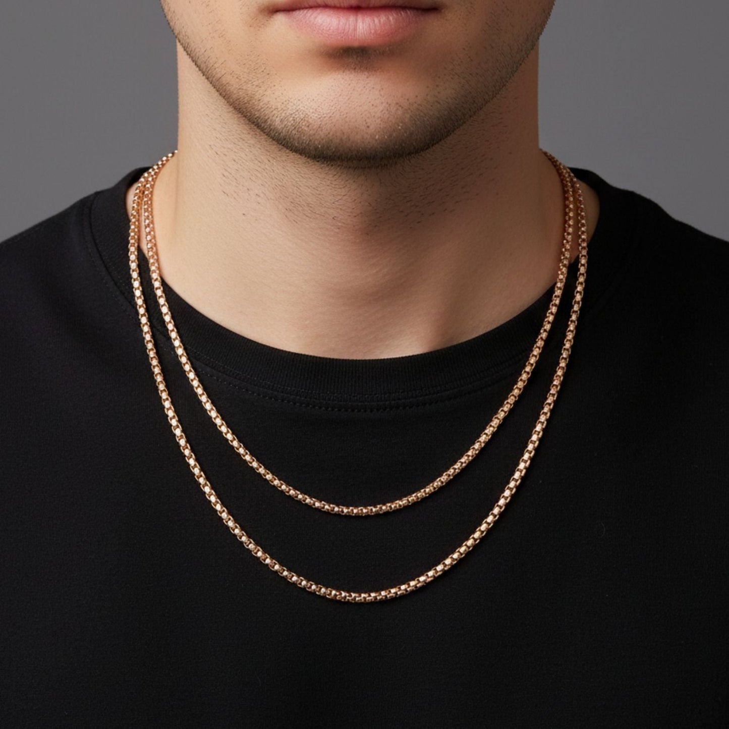 CADENA VENECIANA UNISEX ORO LAMINADO 18K