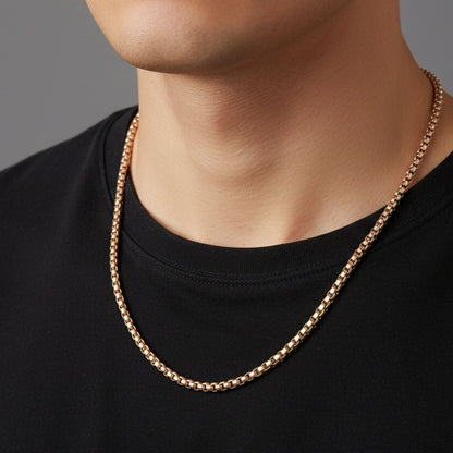 CADENA VENECIANA UNISEX ORO LAMINADO 18K