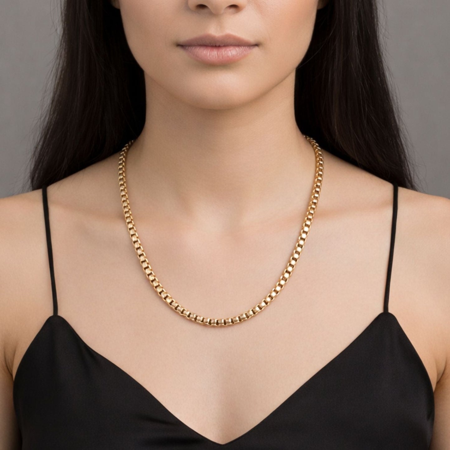 CADENA VENECIANA UNISEX ORO LAMINADO 18K
