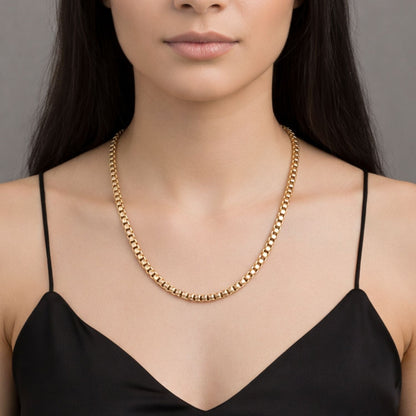CADENA VENECIANA UNISEX ORO LAMINADO 18K