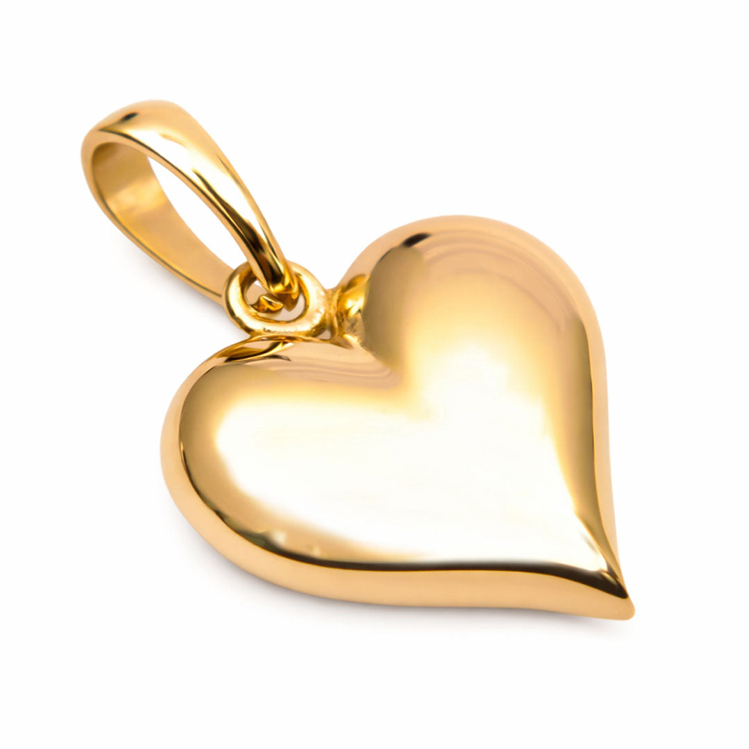 Colgante Corazón Oro Laminado 18k