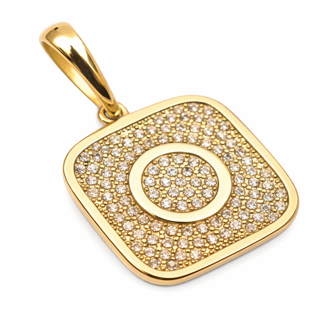 Colgante Instagram Oro Laminado 18k