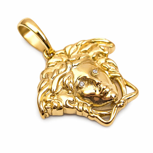 Colgante Rostro Medusa Oro Laminado 18k