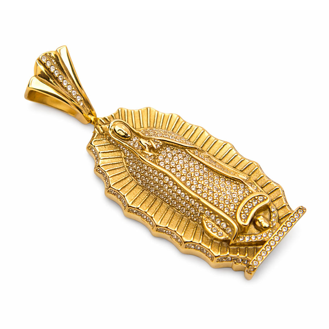 Colgante Virgen Guadalupe Oro Laminado 18k
